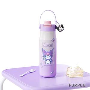 Bouteille d'eau isotherme Sanrio en acier inoxydable 316 avec paille pour filles, usage scolaire, nouveau modèle 2025 - Product Image 2