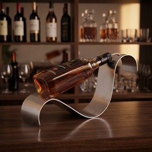 Seau à glace en acier inoxydable de qualité supérieure 5L Forme de bateau Support de table moderne pour la maison Bar Cuisine Restaurant Utilisation en présentation - Product Image 2