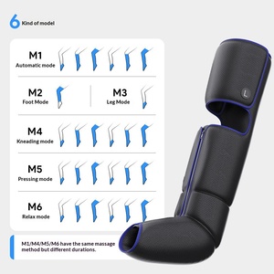 Masajeador de Piernas por Compresión de Aire con Calor y Vibración para Rodillas, Envoltura Eléctrica de Masaje de Pantorrillas con Bolsas de Aire para Moldear Piernas - Product Image 2
