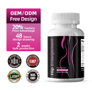 Capsules d'agrandissement des hanches à base de plantes DUOZI avec du palmier nain et du maca pour l'amélioration et le raffermissement du corps, 60 capsules - Product Image 1