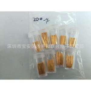 Sonda de prueba pequeña de cuatro garras chapada en oro P058 F 00 F, con orificio de 0.8mm y 15mm de longitud, con pasador de resorte para pruebas de instrumentos - Product Image 5