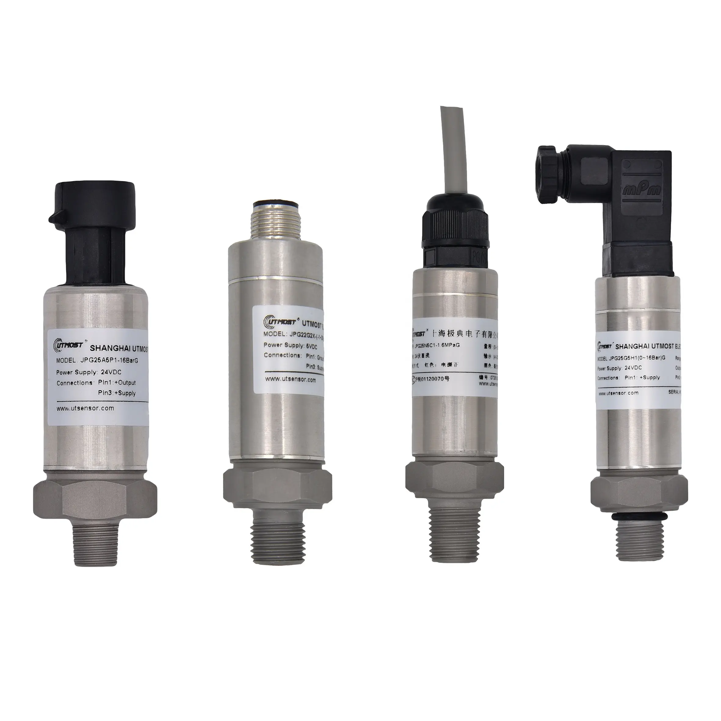 UTMOST高品質4-20mA液体発電機オイル油圧オイル蒸気ガスオイル水圧センサー