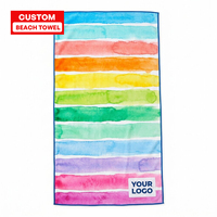 Serviette de sport Ujoy Gift personnalisée en microfibre écologique à séchage rapide par sublimation - Serviette double face respirante lavable en machine