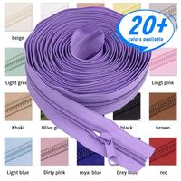 Fermeture éclair en nylon SG à blocage automatique, à extrémité ouverte, étanche, robuste, colorée, pour tente, extérieur, couture, personnalisable, OEM, vente en gros, usine