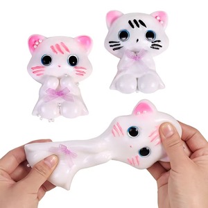 Juguetes Blandos de Gato para Apretar, Juguetes Antiestrés de Gato Taba, Juguetes Sensoriales para Aliviar el Estrés, Juguetes Blandos para Apretar - Product Image 5
