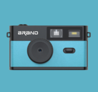 Fabriqué en Chine, design populaire, mini caméra de camping compacte et rétro sans écran, 8MP numérique, bon marché