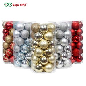 EAGLEGIFTS American Giant Big <strong>Large</strong> <strong>Xmas</strong> Tree Ball Ornament Set 2025 Family Indoor Decoration Christmas Shatterproof <strong>Baubles</strong> - Product Image 2