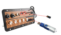 Sıcak Fırsat D60 60W HIFI Ses Güç Amplifikatörü Dahili USB Mikser Ayarlanabilir Reverb Araba Ev Karaoke-Ayarlanabilir Reverb