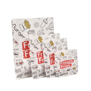 Caja desechable para llevar pollo frito, patatas fritas, palomitas, hamburguesas, bolsa de papel, set de embalaje para comida rápida - Product Image 3
