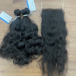 PRODUIT CHAUD!!100% Cheveux Bruts Vietnamiens Trame Ondulée Naturelle Extension de Cheveux Humains Bundle Vendeurs de Tissage Humain sur le dessus - Product Image 6