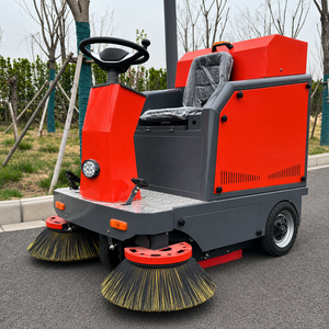 Balayeuse électrique autoportée 1400 mm à un ventilateur et trois brosses pour le nettoyage des routes, des rues, des parcs, des entrepôts et des collectivités - Product Image 1