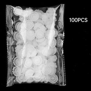 100Pcs Flower Plastic <b>Lash</b> Glue Cups Disposable <b>Adhesive</b> Holders for <b>Lash</b> Extension Use - Product Image 1