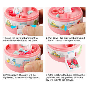 Vente chaude mini griffe machine jouets avec mini 8 figurines de dinosaure <span class=keywords><strong>prix</strong></span> jeu d'arcade nouveauté gag jouets pour enfants - Product Image 3