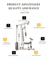 Estación de Gimnasio Moderna con Carga de Placas, Estación Individual con Extensión de Piernas y Ejercicio de Pectorales para un Entrenamiento Comercial Integral