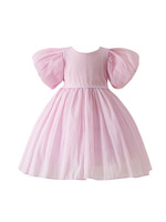 Robe de ballet pour filles, robe de princesse en tulle, manches bouffantes, robe de bal, spectacle de danse, fête, Noël, anniversaire, costume