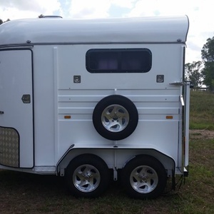 Australia Standard Luxury 2-Horse Metal 4-Wheel Towable Food Trailer <b>Awning</b> 500 Sets Capacity 1 Year Warranty CN Mobile Food - Product Image 3