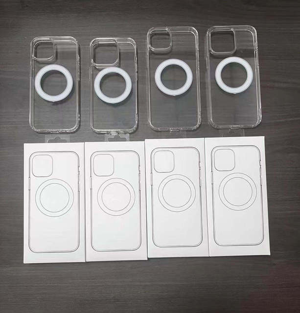 Wholesale Clear Magnetic Safe Wireless Charge Magnet Acrylic Mobile Phone Cases for Apple iPhone 12 13 14 15 16 17 Pro Max Cover