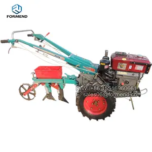 Made in china farm hand held walking tractor with ridger