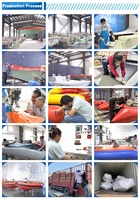 Bateau pneumatique de mer, ponton à plancher gonflable en drop stitch, Zodiacs 470 pour la pêche