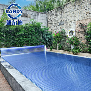 Cubierta Retráctil Automática para <span class=keywords><strong>Piscina</strong></span>, Resistente a los Rayos UV, Impermeable, para Piscinas Enterradas - Product Image 4