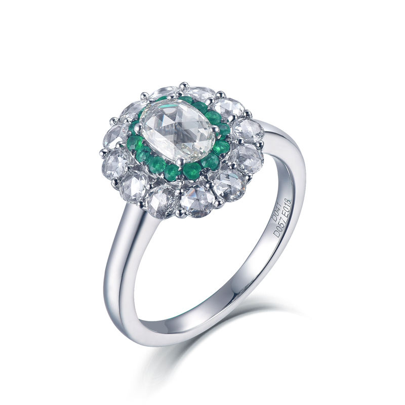 14K white gold/yellow gold/rose gold