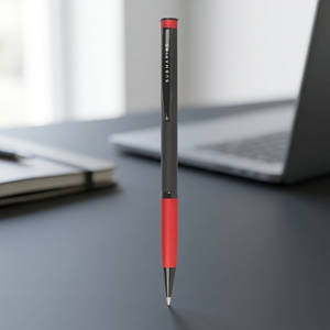 Red Fine Point Ballpoint <b>Pen</b> Precision Writing Instrument with Comfortable Control for Office School and Business Use - Product Image 1