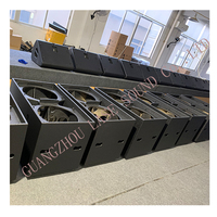 Système de sonorisation LASE B 218 Pro PA, caisson de basses en contreplaqué Bric 2x18 pouces, 1600 W de puissance de pointe, 3200 W pour les performances sur scène, enceinte de basses DJ