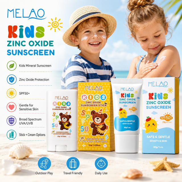Private Label Kids Sunscreen SPF50+ PA++++ Broad Spectrum Sun Cream Water Resistant Sunblock With Centella for Sensitive Skin