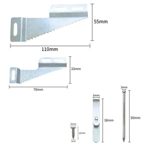 Iron Wall Hooks Angled Hanging <b>Set</b> 110mm 70mm With <b>Screws</b> Expansion Tubes For Wall Mounting Clothing Storage - Product Image 1