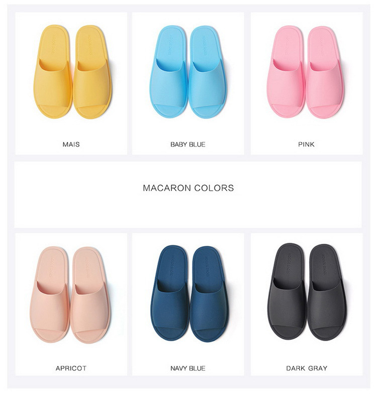 Fashion Bath Slippers Men Women Summer Couple Slippers Breathable Anti-slip Slides