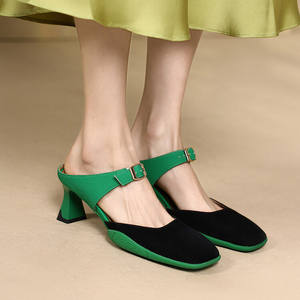 Pantoufles d'été personnalisées pour femmes, chaussures chinoises, à talon mort, pour <span class=keywords><strong>pédicure</strong></span>, nouvelle collection <span class=keywords><strong>2022</strong></span> - Product Image 3