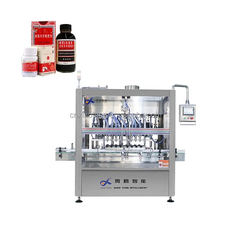 Automatic Linear Piston Bottle Aseptic Liquid Filling Machine Milk Packing Machine Round Bottle Milk Cans Making Machine 1.5kw