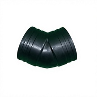 Raccords de tuyauterie PE en polyfusion, électrofusion, HDPE noir, respectueux de l'environnement, certifiés ISO CE, vente en gros