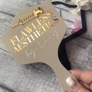 Factory Supply Bester Taschen spiegel Luxus Gothic Compact Hands piegel Social Media Prop Badezimmer Salon Make-up Spiegel