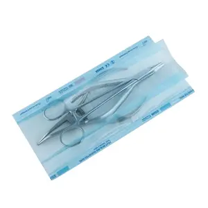 Medical consumables gusseted sterilization reels 60gsm 70gsm autoclave pouches Medical Packaging