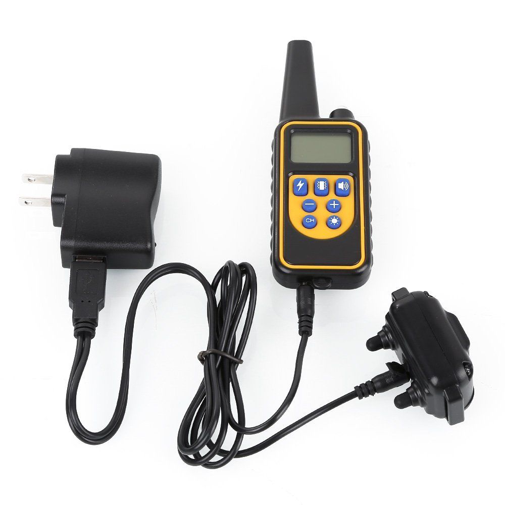 2022 перезаряжаемый водонепроницаемый электронный ошейник для дрессировки собак с дистанционным управлением