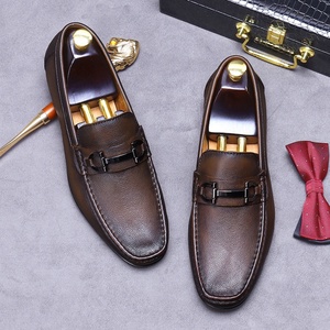 Zapatos de Hombre de Piel Vacuna de Primera Calidad S0027X Explosion Driving, con Suela Suave y Antideslizante, que Aumentan la Altura, ASTON - Product Image 1