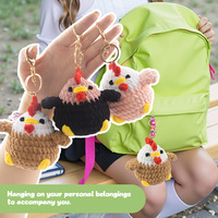 Nouveau Kit de Crochet DIY pour Débutants 2026 : Ensemble de Fabrication de Peluches Animaux (Poussin) Faits Main avec Fil Ice Pop – Adorable Cadeau Décoratif