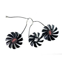 DIY kipas pendingin fan fan RX6700XT RX6800XT untuk PowerColor RX 6700XT 6800 XT 6900XT kipas kartu grafis naga merah