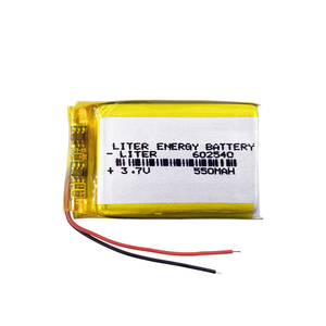 리튬 이온 <span class=keywords><strong>Lipo</strong></span> 배터리 602540 3.7 볼트 550mah 리터 에너지 배터리 프리즘 세이코 또는 맞춤형