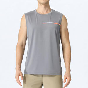 Débardeur de vêtements Streetwear de haute qualité coupé T-shirt sans manches décontracté Débardeur de vêtements de sport - Product Image 5