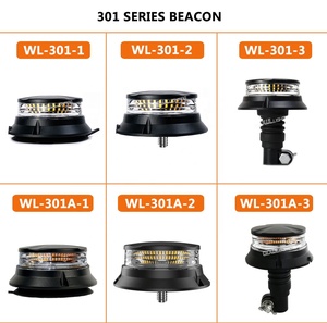 Led <strong>Flashing</strong> Yellow Warning Beacon Light Three <strong>Bolts</strong> Mounting Strobe Flash Lamp - Product Image 6