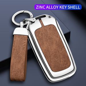 Étui à clés intelligent en cuir TPU en alliage de Zinc pour <span class=keywords><strong>Renault</strong></span> Kadjar <span class=keywords><strong>Captur</strong></span> symbole Koleos Megane 2019 2020 <span class=keywords><strong>2021</strong></span> <span class=keywords><strong>accessoires</strong></span> de couverture - Product Image 2