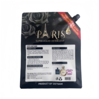 Pochette souple personnalisée avec bec verseur pour emballage de détergent liquide, sachet rechargeable pour lotion