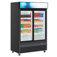 Réfrigérateur vertical à boissons froides à trois portes en verre, vitrine réfrigérée, congélateur pour boissons énergisantes Pepsis Cocas Colas