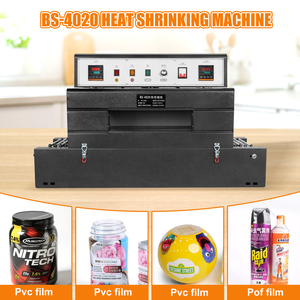 Wallepac Máy tính để bàn nhỏ hoàn toàn tự động hộp carton đường hầm PVC phim đường hầm tắm Bom nhiệt thu nhỏ máy bao bì cho chai - Product Image 2