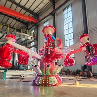 Attraction commerciale extérieure de saut et de rebond Super Mario en fibre de verre, montée sur remorque, personnalisée pour parcs d'attractions, ultra-émotionnante