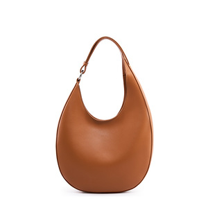 Bolso de Hombro de Cuero Genuino Premium para Mujer, Estilo Vintage, Diseño Heteromórfico, Bolso Hobo de Lujo, Bolso de Cuero Vacuno para Llevar Bajo el Brazo - Product Image 1