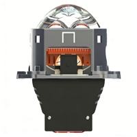 Nouveau projecteur de phare rectangulaire 3 pouces à lentille Bi-LED, accessoires automobiles en gros, 12V 24V haute puissance 80W 5500K VAHID MS Pro