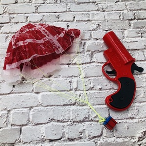 Pistola de Juguete de Paracaídas de Plástico para Niños, Operación Manual, Color Rojo, 8-13 Años, Unisex - Product Image 5